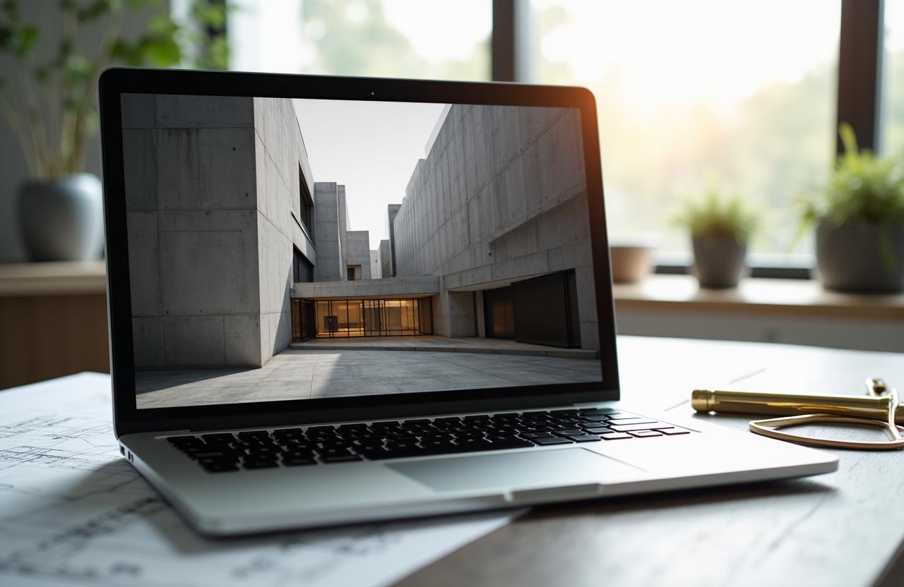 Diseño de interfaz minimalista para estudio de arquitectura